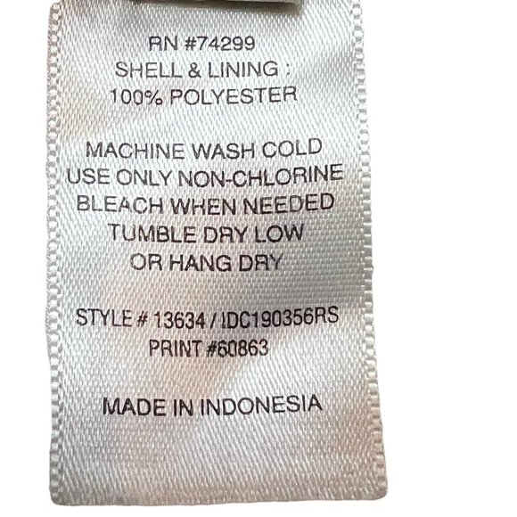 Enfocus Studio Dress Womens 10 Blue Yellow Sleeveless High Neck Floral Fit Flare - Picture 13 of 16